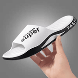 SXCHEN Men's Unisex Non-Slip Thick-Soled Lightweight Indoor Outdoor Beach Slippers