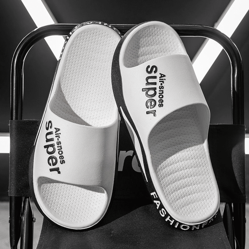 SXCHEN Men's Unisex Non-Slip Thick-Soled Lightweight Indoor Outdoor Beach Slippers