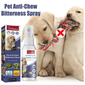Yegbong Pet Anti-Chew Bitter No Chew Spray for Dogs, Bitter Apple Dog Deterrent, All Natural Non Toxic, Stops Chewing Feet Furniture