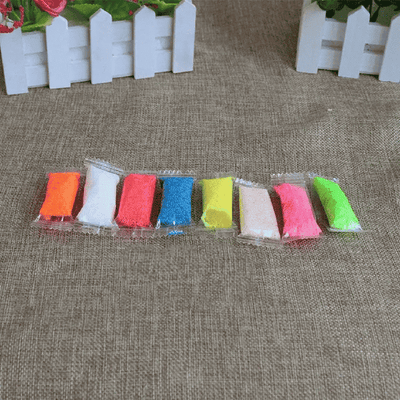 8pcs Multicolor Styrofoam Balls Clay Supplies Beads Kids Art Homemade Clay Wedding Party Decorations