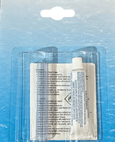 2-in-1 Vinyl Repair Kit Glue Cement & Patch for Inflatables Pools Air Beds Mattresses Compatible with Intex Bestway