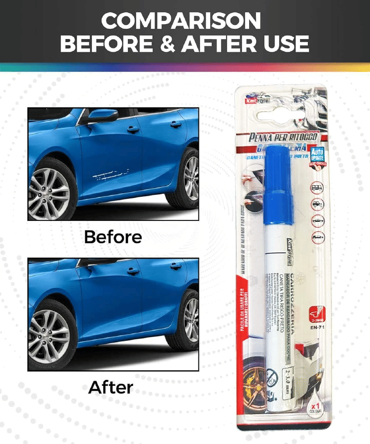 Blue Touch Up Paint Car Scratch Remover Pen Auto Repair Kit