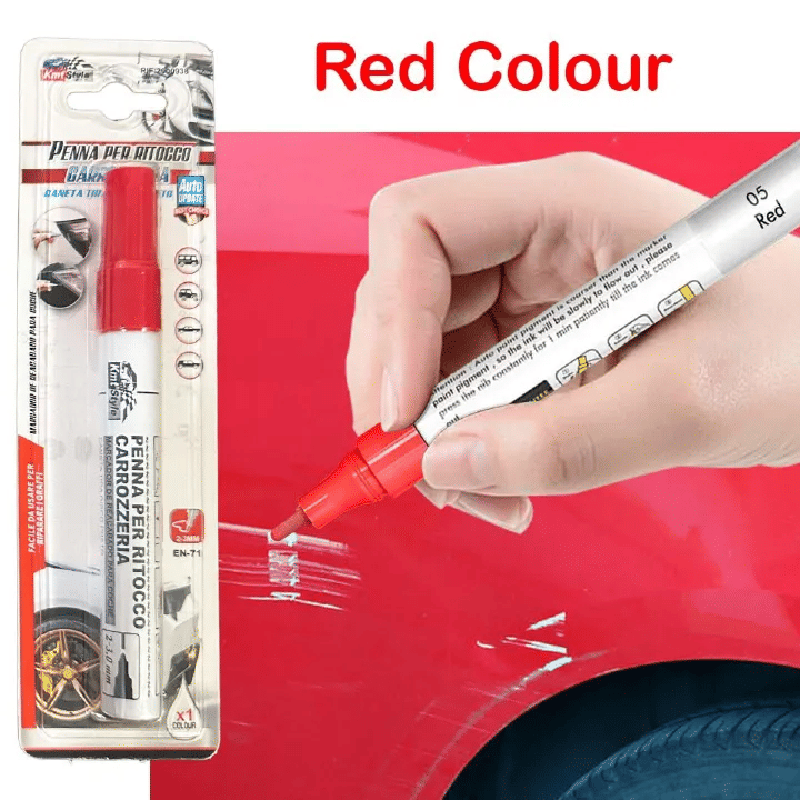 Red Touch Up Paint Car Scratch Remover Pen Auto Repair Kit
