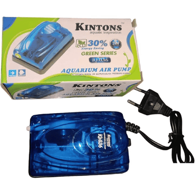 Aquarium Oxygen Pump 3.6L/Min Super Quiet 3W Energy Saving ABS Plastic