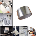 Aluminum Foil Tape 48mm x 20m Self-Adhesive High Temperature Silver Thermal Conductivity HVAC Sealing Hot Cold Air Duct for Pipe Metal Repair Refrigerator Freezer