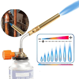 Brazing Blowtorch Long Neck Butane Burner Welding Gas Torch Portable Soldering Heat Gun Outdoor Camping BBQ