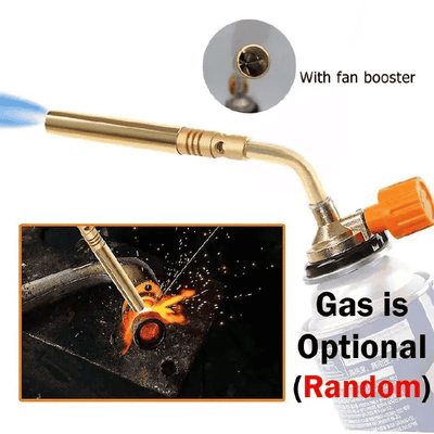 Brazing Blowtorch Long Neck Butane Burner Welding Gas Torch Portable Soldering Heat Gun Outdoor Camping BBQ