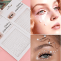 165pcs Mix 3/4/5/6mm Self-Adhesive Pearl Face Stickers Half Round Acrylic Sheet for Hair Makeup Nail DIY Craft Jewelry