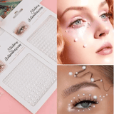 165pcs Mix 3/4/5/6mm Self-Adhesive Pearl Face Stickers Half Round Acrylic Sheet for Hair Makeup Nail DIY Craft Jewelry