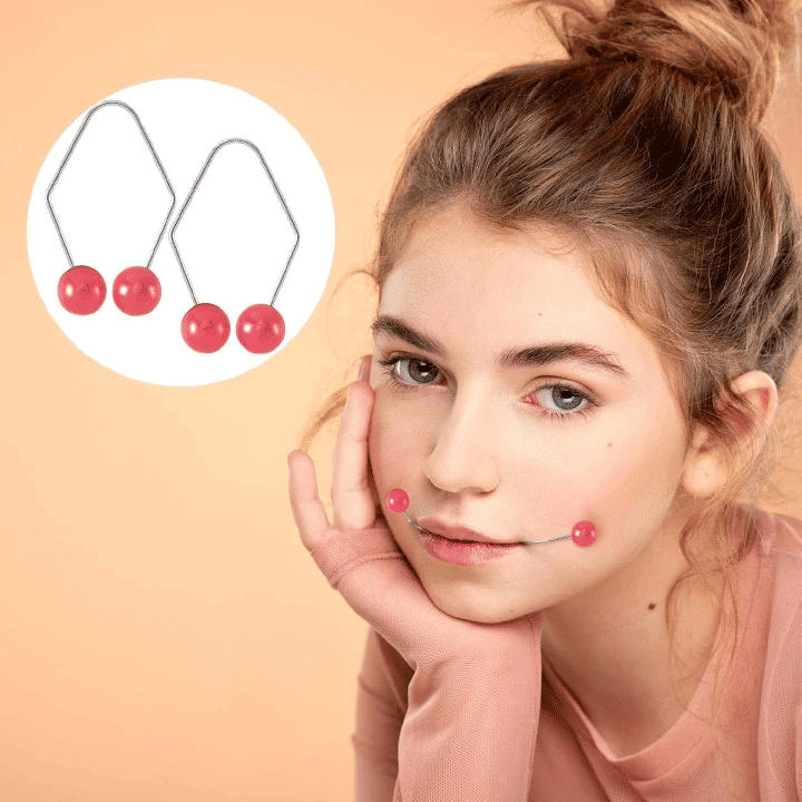 Facial Dimple Makers Natural Dimples 2pcs Face Trainers Lightweight Easy Wear Women