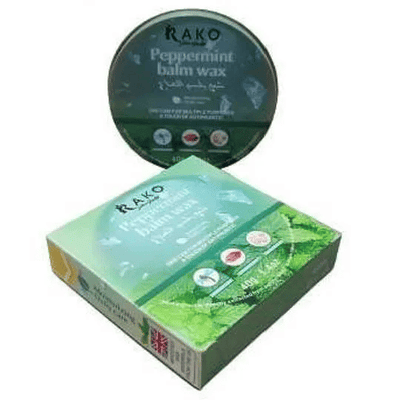 Rako Peppermint Balm Wax Antipruritic for Lips Hands Feet & Body 40g