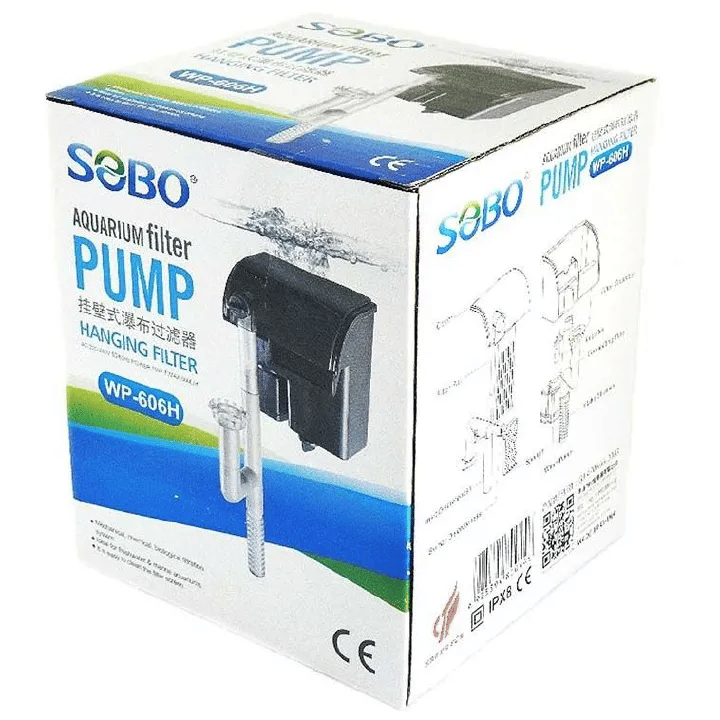 Sobo WP-606H Hanging Aquarium Filter Pump 8W 400L/H