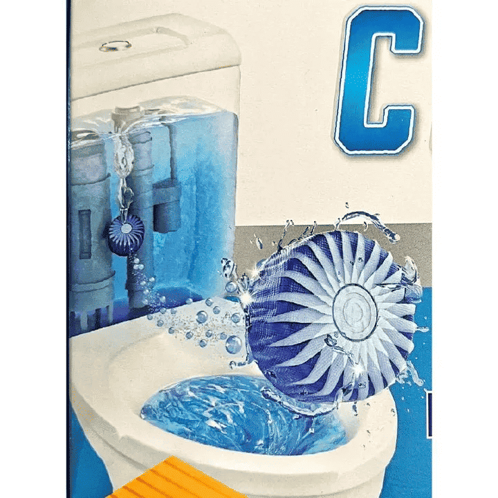 Toilet Cistern Tablet Automatic Bowl Cleaner Flower Scent 50g Antibacterial Odor Removal