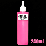 Dynamic Permanent Tattoo Ink 240ml Professional Colour Pigments Body Art Long Lasting Red Blue Black Brown Green Pink White Yellow