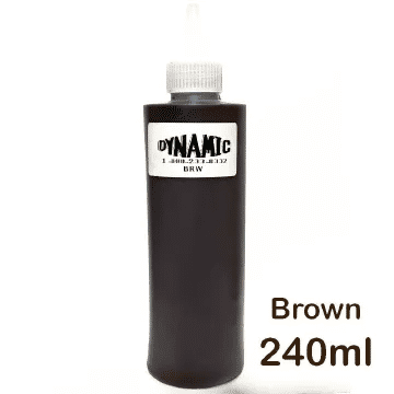 Dynamic Permanent Tattoo Ink 240ml Professional Colour Pigments Body Art Long Lasting Red Blue Black Brown Green Pink White Yellow