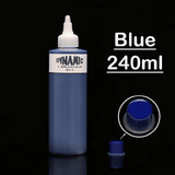 Dynamic Permanent Tattoo Ink 240ml Professional Colour Pigments Body Art Long Lasting Red Blue Black Brown Green Pink White Yellow