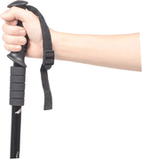 1pc Hiking Pole Antishock Trekking Stick Extendable Ergonomic Walking Cane Nonslip Base Adjustable for Outdoor Activities Senior Mountain Climbing Retractable Personal Self Defense