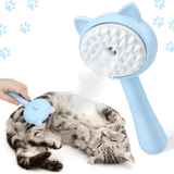 Pet Mist Spray Massage Comb Cat Brush USB Rechargeable Steamy Shedding Grooming with Water Tank