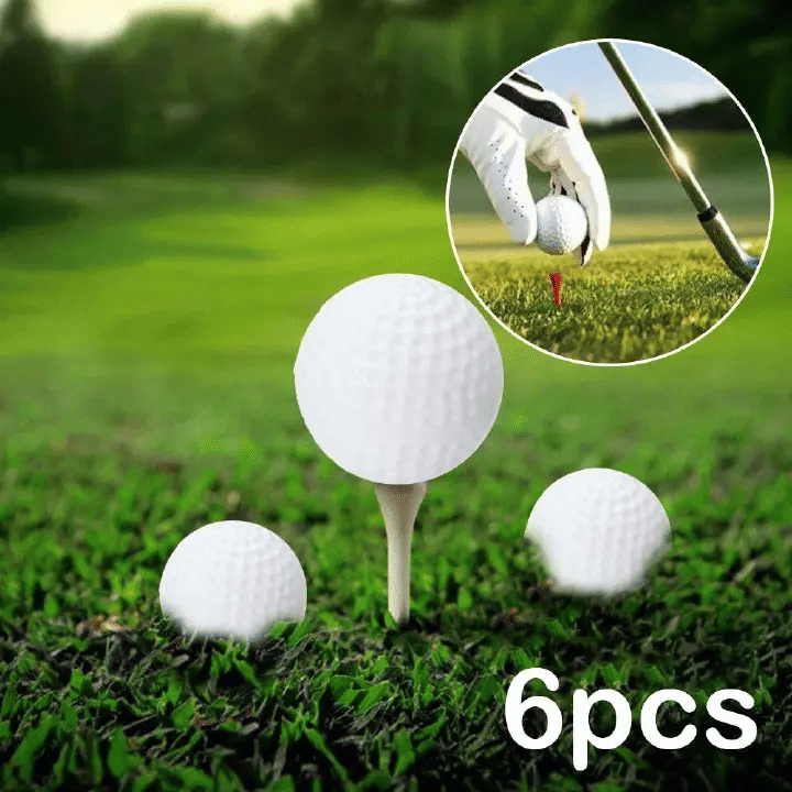 6-Pack Competition Golf Balls Four-Layer Tournament Set