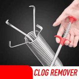 160cm Drain Clog Remover Flexible Grabber Pickup Tool Extra Long Plumber's Snake Sink Drainage Unblocker Hair Hook Claw Wire for Kitchen Sink Bathroom Tub Toilet Drains Block