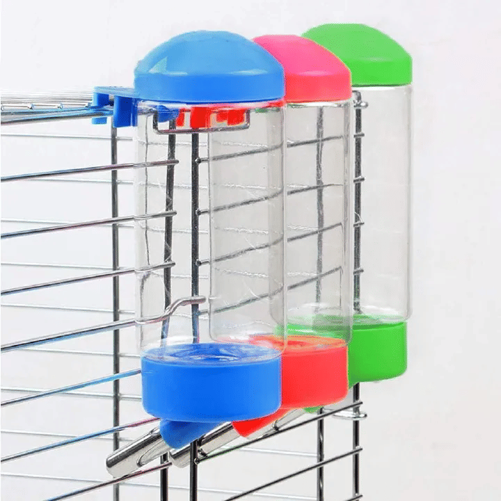 400ml Automatic Hanging Pet Water Bottle Dispenser for Small Animals Hamsters Puppy Cat Rabbit Leak-Proof Safe Plastic