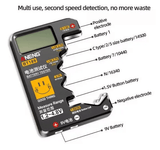 Universal Battery Tester LCD Display C D AA AAA 9V Button Cell 14500 10440 16340 CR2032 Voltage Checker