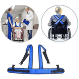 Wheelchair Half Vest Seat Belt Adjustable Safety Harness Breathable Mesh Anti-Slip Restraint Strap