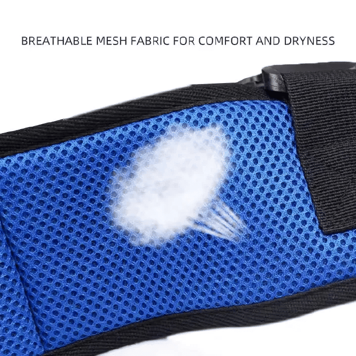 Wheelchair Half Vest Safety Harness Breathable Mesh Adjustable Restraint Belt Anti-Slip Straps