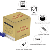 42mm x 200m Professional Microblading Plastic Cling Film Disposable Tattoo Wrap Transparent Preservative Roll for Eyebrow Lip Eyeliner Permanent Makeup Lash Perm Cover Tape