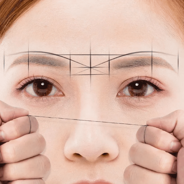 10m Black Eyebrow Mapping String Microblading Pre-Inked Brow Marker Thread for Permanent Makeup Tattoo PMU Positioning Tool