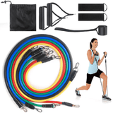 11-Piece Latex Resistance Band Set Crossfit Training Exercise Yoga Pull Rope Rubber Expander Elastic Fitness Bands