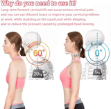 Posture Corrector Cervical Collar Neck Brace Traction Device Health Care Prevent Head Low Relief Pain Relieve Spine Pressure