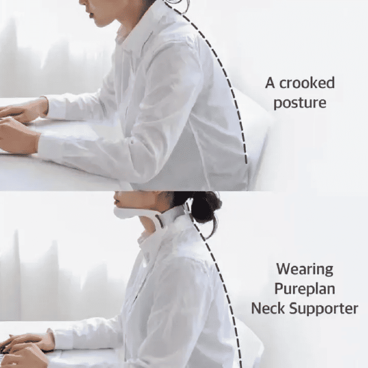 Cervical Collar Neck Support Brace Forward Head Posture Corrector Lightweight Helper