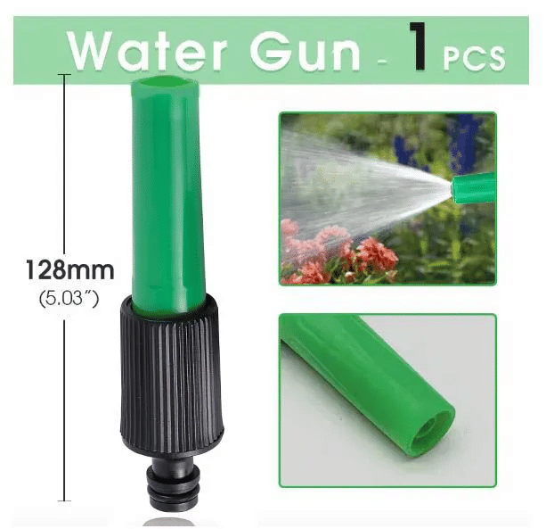 Twist Spray Nozzle Garden Hose Sprayer Adjustable Water Gun High Pressure for 1/2" Sprinkler Car Washing