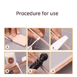 Leather Edge Sealing Liquid Vegetable Tanning DIY Back Polishing Finishing Craft Treatment Agent 100ml