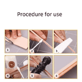 Leather Edge Sealing Liquid Vegetable Tanning Treatment Agent 100ml DIY Back Polishing Finishing