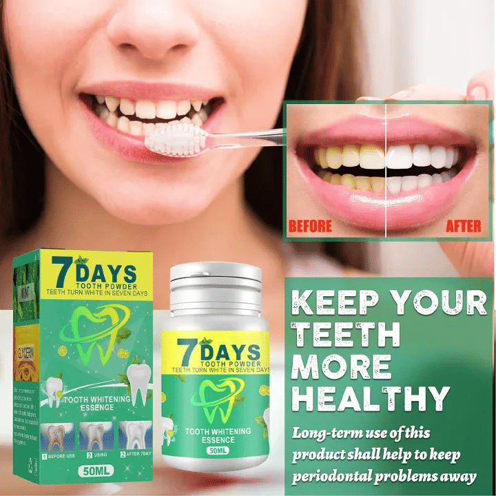 Eelhoe Natural Tooth Powder 50ml Teeth Whitening Stain Removal Fresh Breath Oral Care