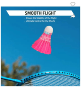 3pcs Coloured Feather Badminton Shuttlecocks Multicolour Professional Pack