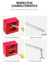 2-in-1 Screwdriver Magnetizer Demagnetizer Tool for Bits Sockets Nails Drivers