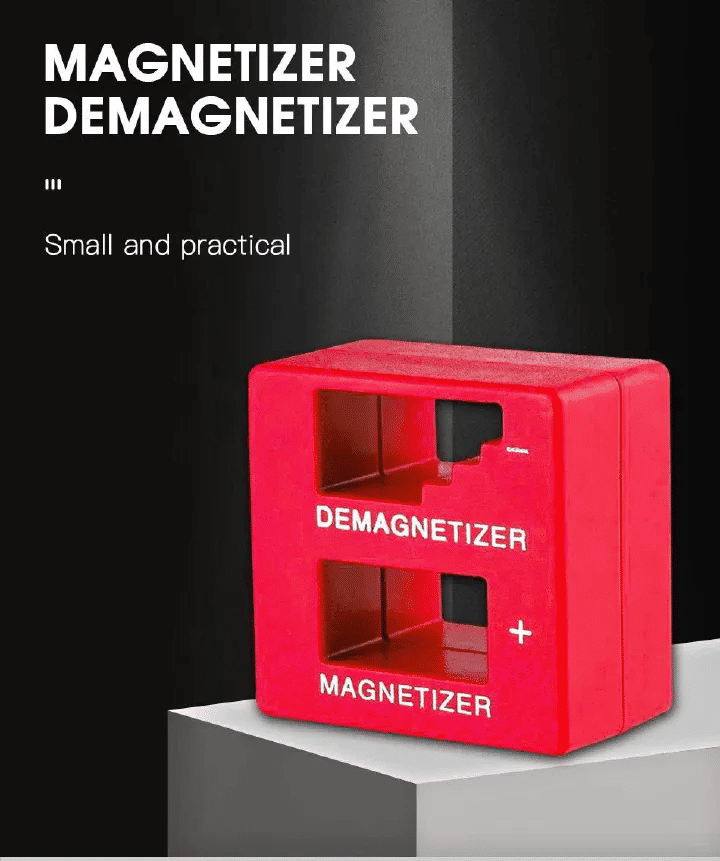 2-in-1 Screwdriver Magnetizer Demagnetizer Tool for Bits Sockets Nails Drivers