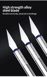 13-Piece Metal Carving Knife Pen Style Art Seal Cutting Manual Combination Paper Cuttings Non-Slip DIY Precision Repair Tool