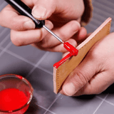 Red Leather Elastic Edge Sealing Oil 30ml DIY Paint Handmade Repair Bag Belt Handle Repair Matte Smear Smooth