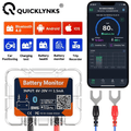 Quicklynks BM6 12V Car Battery Monitor Bluetooth Tester for Android IOS with Health Check App Charging Cranking Test Analyzer