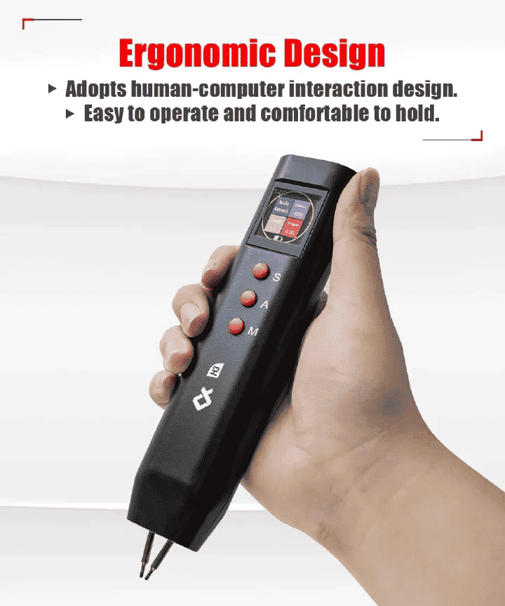 Handheld Spot Welder DIY Color Screen Manual/Automatic Dual-Mode Machine for 18650 Battery Nickel Strip