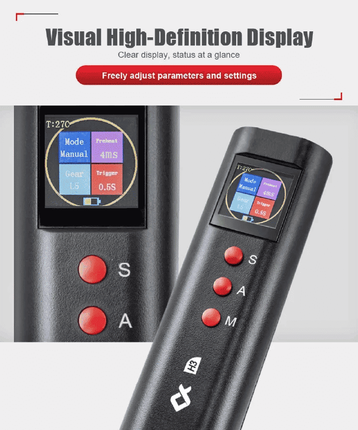 Handheld Spot Welder DIY Color Screen Manual/Automatic Dual-Mode Machine for 18650 Battery Nickel Strip