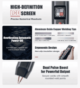 Handheld Spot Welder DIY Color Screen Manual/Automatic Dual-Mode Machine for 18650 Battery Nickel Strip