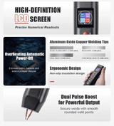 Handheld Spot Welder DIY Color Screen Manual/Automatic Dual-Mode Spot Welding Machine For 18650 Battery Nickel Strip