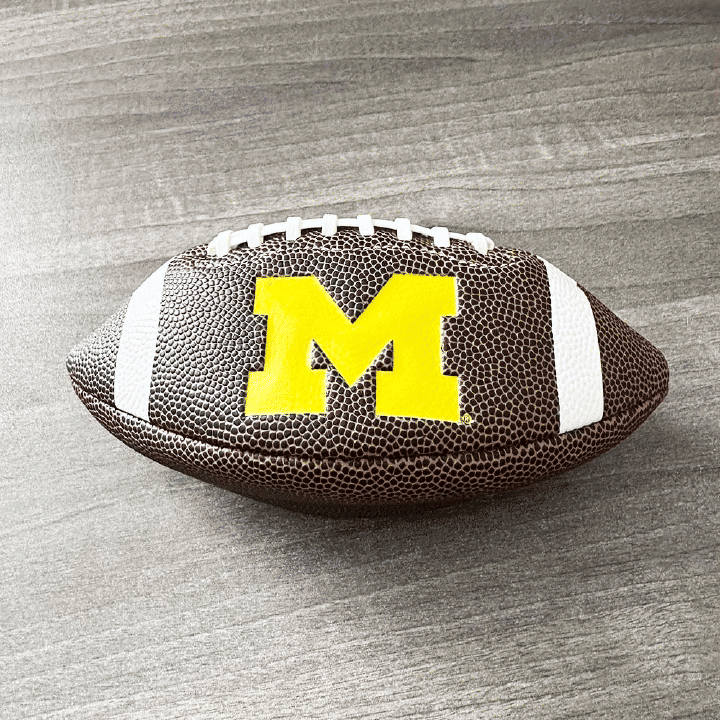 American Football Rugby Ball Junior Size Durable Artificial Leather PVC Training Game Deflated