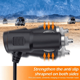 3 Way 12-24V Multi Socket Car Splitter USB Charger Adapter PD Fast Charging Cigarette Lighter For Android iPhone iPad GPS Dashcam