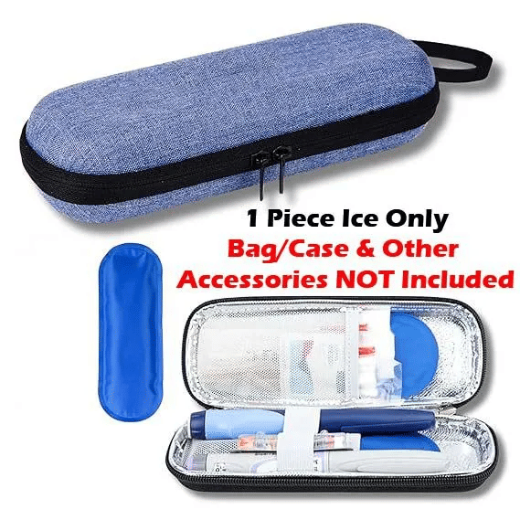 Reusable Insulin Cooling Bag Gel Ice Pack Pill Protector Cooler Cold Therapy Travel Case Diabetic Pocket Thermal Insulated